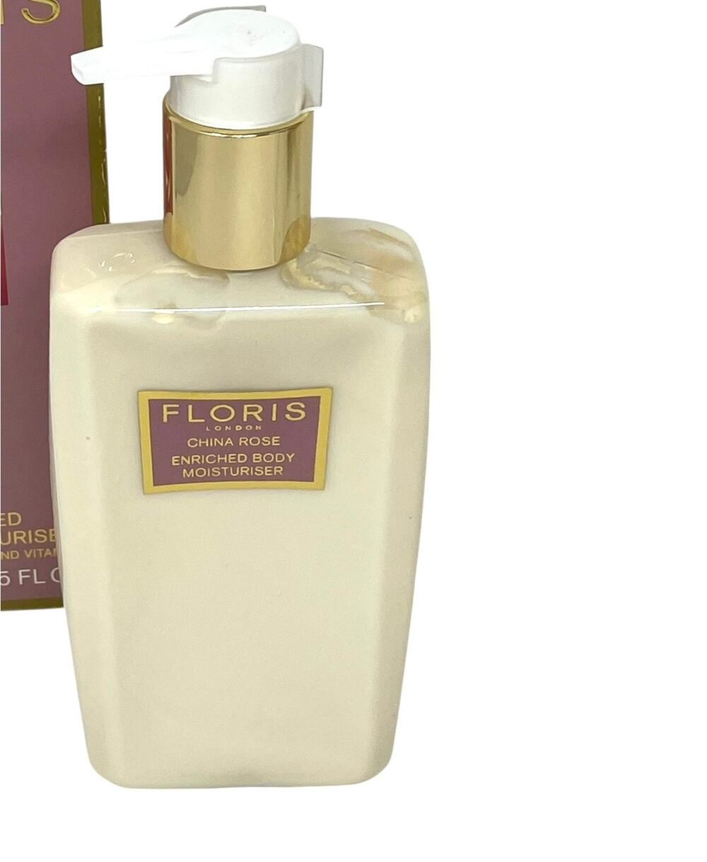 Floris London China Rose Enriched Body Moisturizer 8,5 FL OZ New In Box Retired